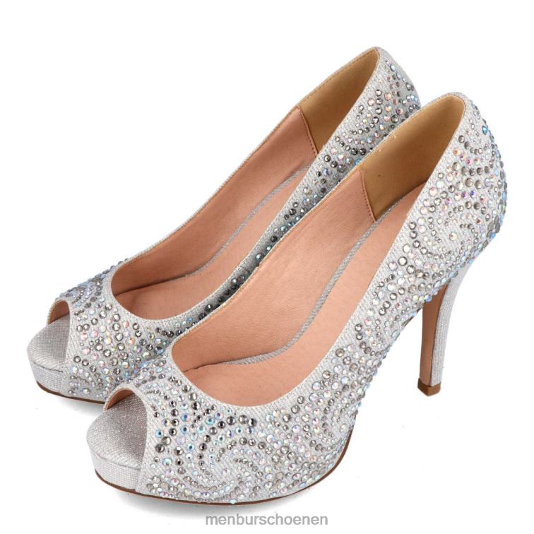 zilver hoge hakken 64N064075 grauson vrouwen Menbur