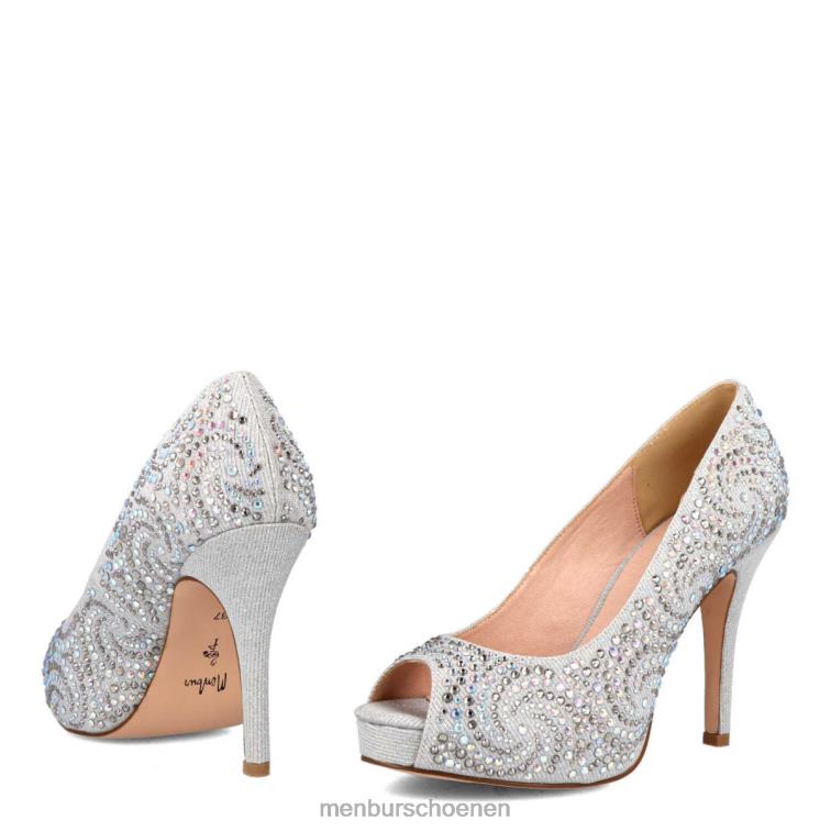 zilver hoge hakken 64N064075 grauson vrouwen Menbur