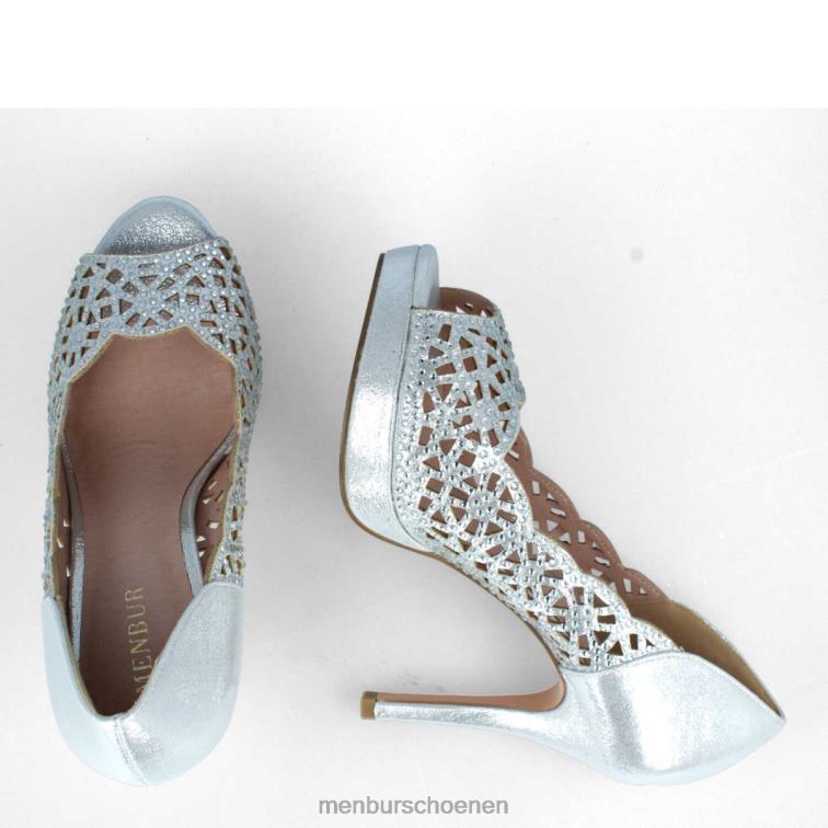 zilver hoge hakken 64N064077 bellisio vrouwen Menbur