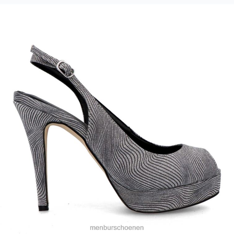 zilver hoge hakken 64N064091 Bertolli vrouwen Menbur