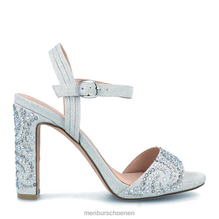 zilver hoge hakken 64N064194 bertacci vrouwen Menbur