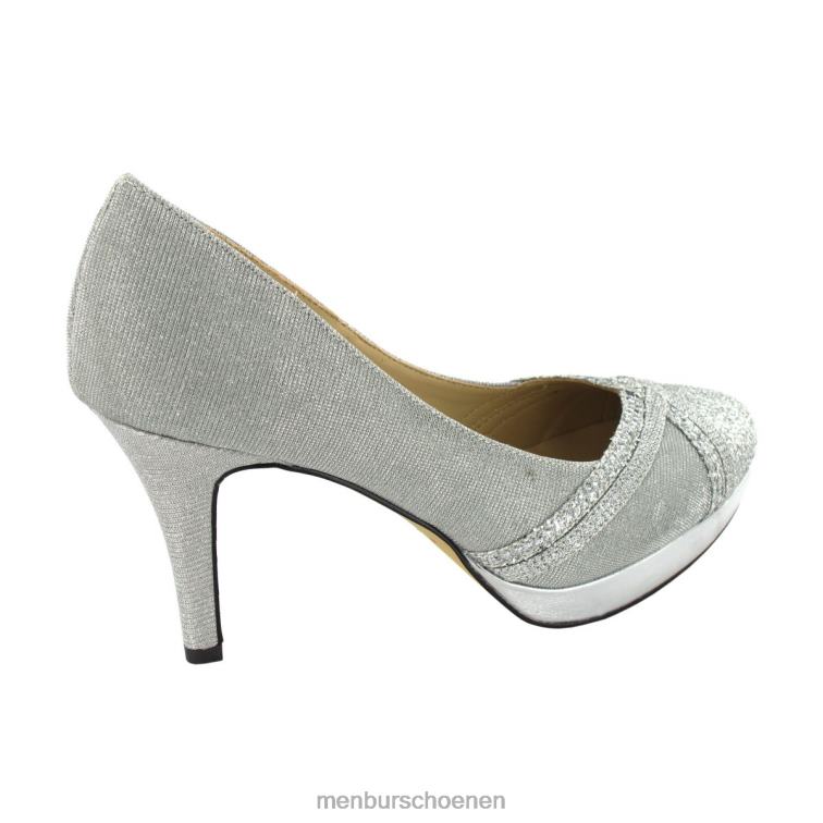 zilver hoge hakken 64N064769 alora vrouwen Menbur