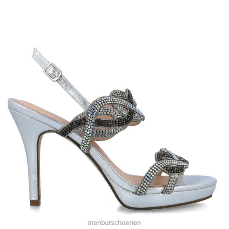 zilver hoge hakken 64N064817 bruusk vrouwen Menbur