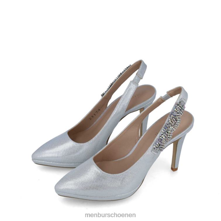 zilver hoge hakken 64N064840 hipatie vrouwen Menbur