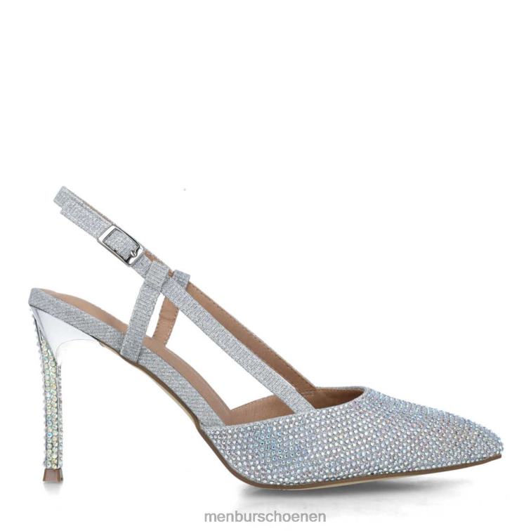 zilver hoge hakken 64N064865 gosjenita vrouwen Menbur