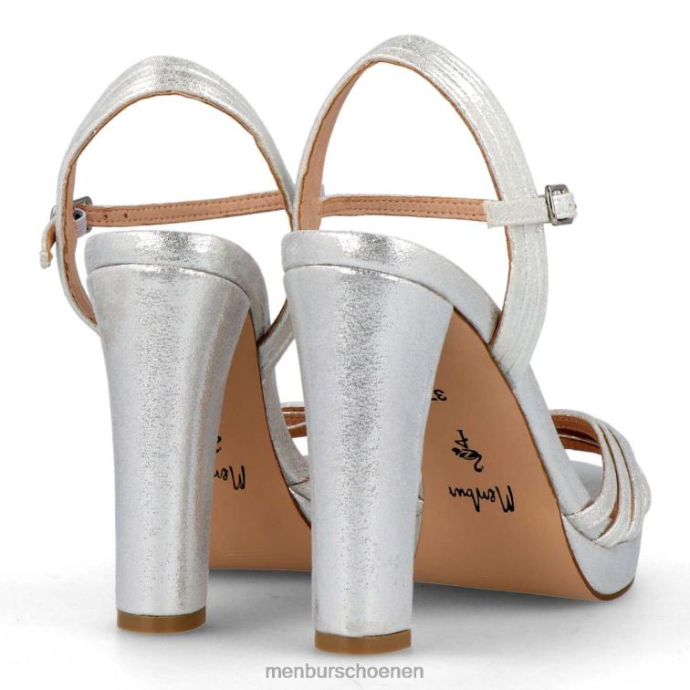 zilver hoge hakken 64N064887 Anzio vrouwen Menbur