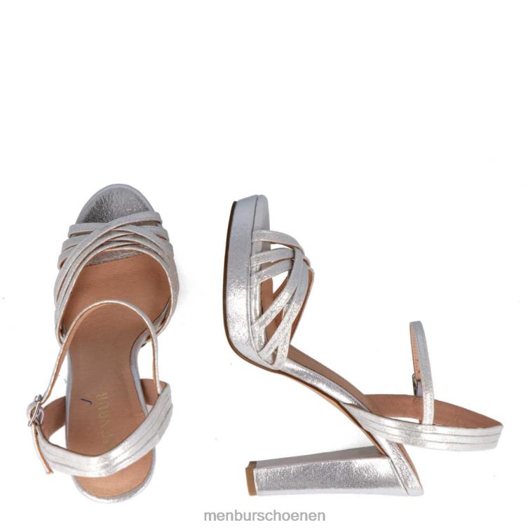 zilver hoge hakken 64N064887 Anzio vrouwen Menbur