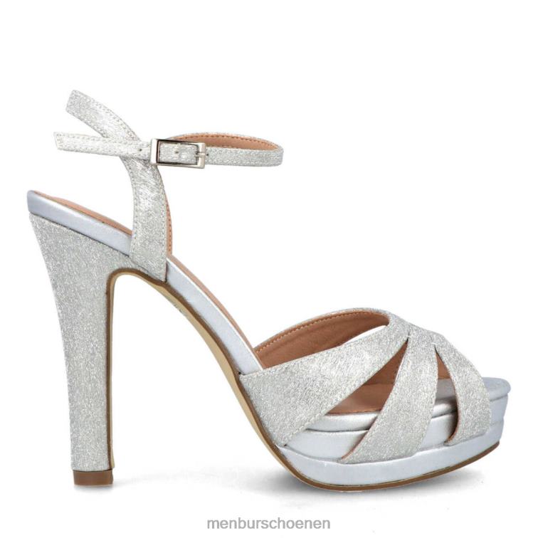 zilver hoge hakken 64N064900 Marcello vrouwen Menbur
