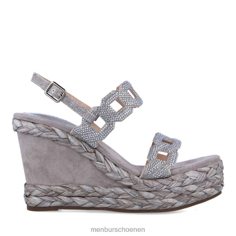 zilver hoge hakken 64N064994 heosforo vrouwen Menbur