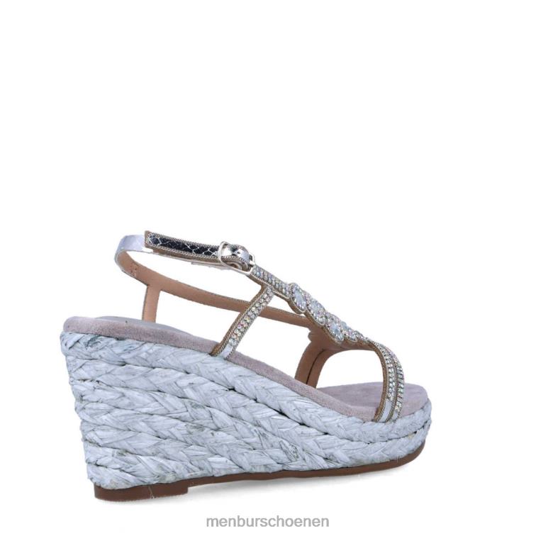 zilver hoge hakken 64N065017 cloto vrouwen Menbur