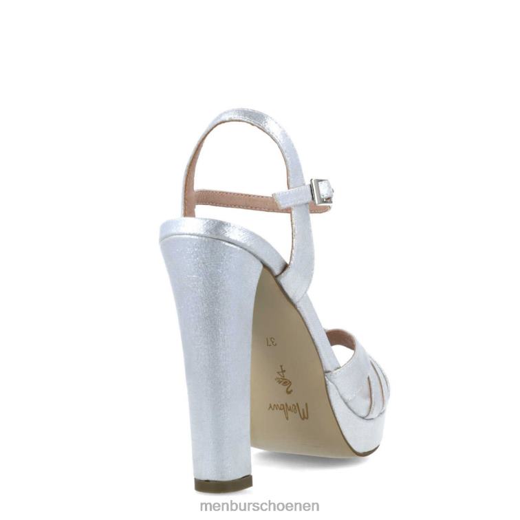 zilver hoge hakken 64N065019 avontuurlijk vrouwen Menbur