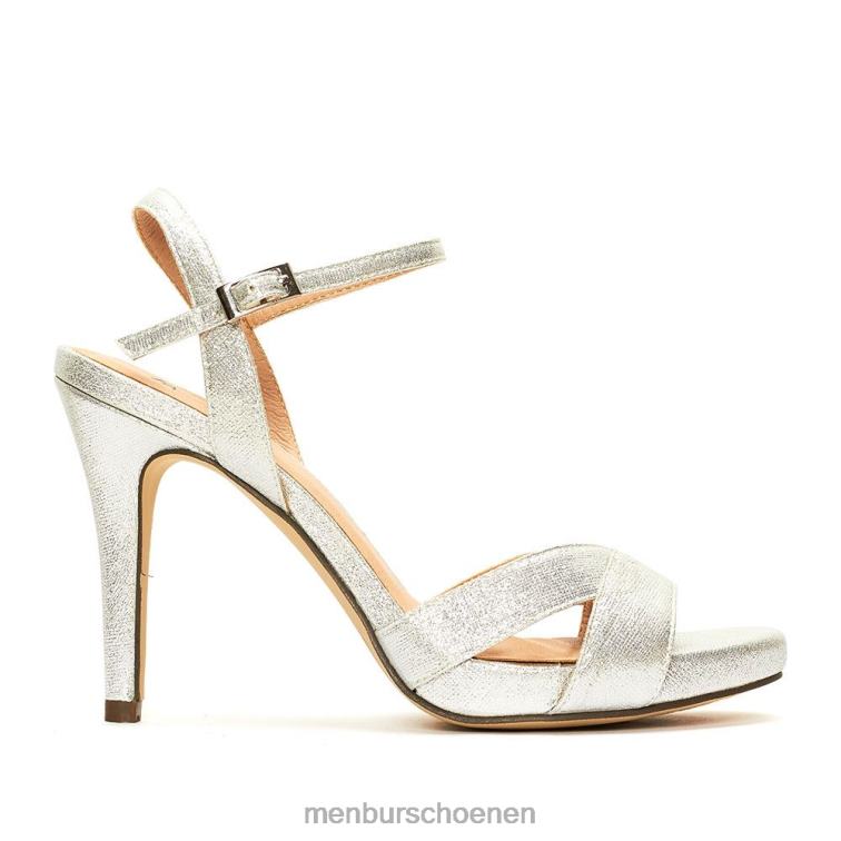 zilver hoge hakken 64N065026 tufsteen vrouwen Menbur