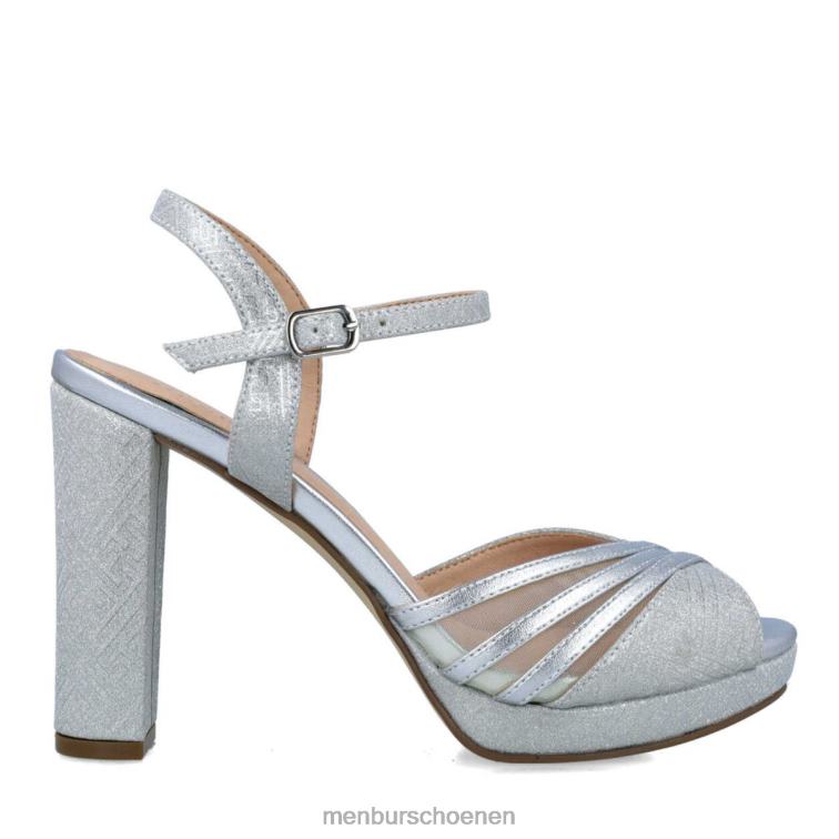 zilver hoge hakken 64N065043 Carmenta vrouwen Menbur