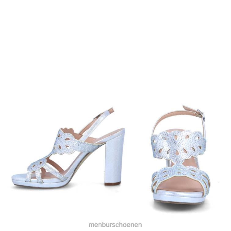 zilver hoge hakken 64N065276 bosco vrouwen Menbur