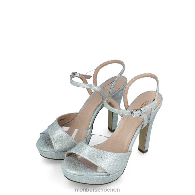 zilver hoge hakken 64N065297 atessa vrouwen Menbur