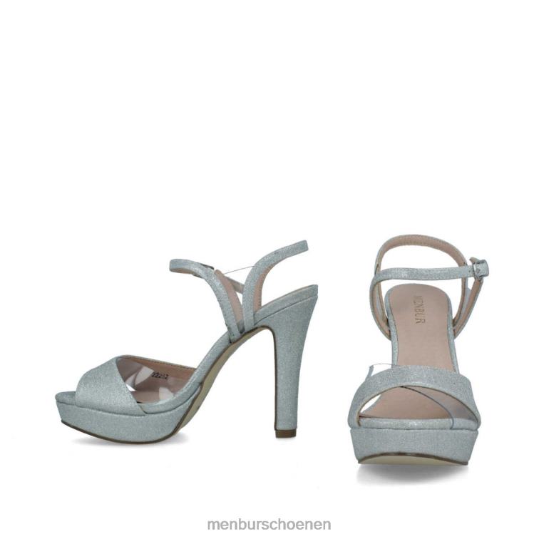 zilver hoge hakken 64N065297 atessa vrouwen Menbur