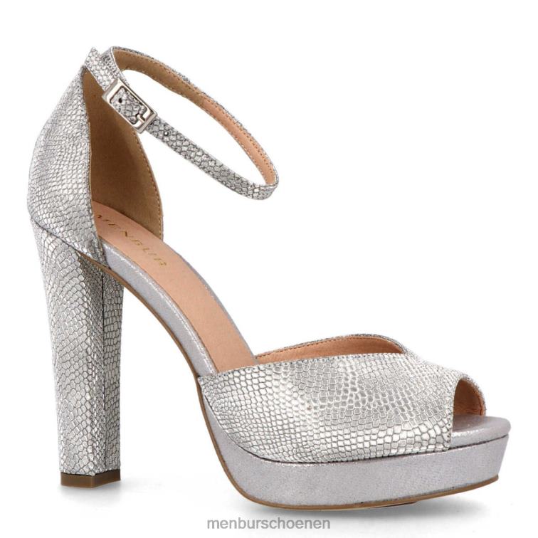 zilver hoge hakken 64N065339 kangemi vrouwen Menbur