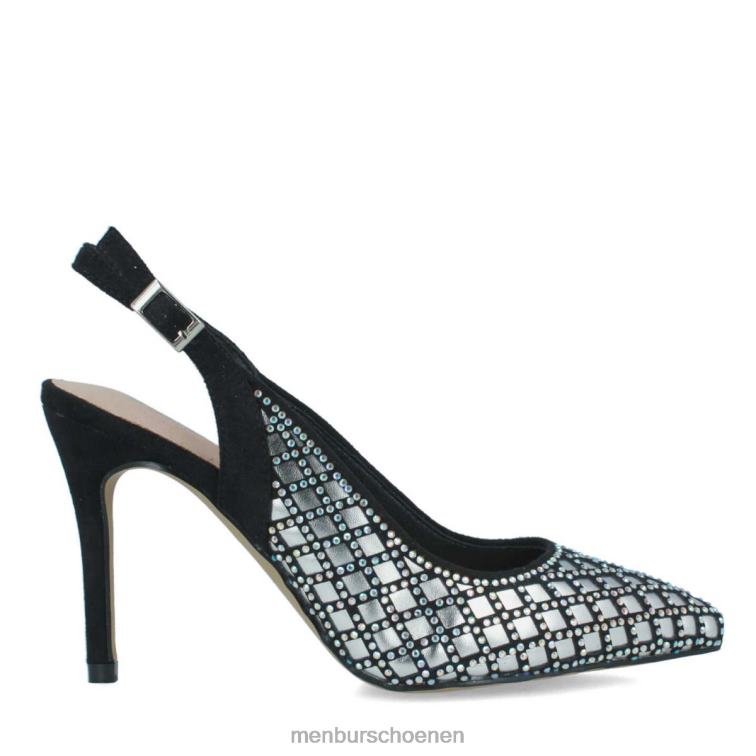 zilver hoge hakken 64N065389 pruim vrouwen Menbur