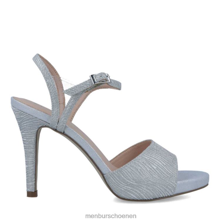zilver hoge hakken 64N06863 apunia vrouwen Menbur