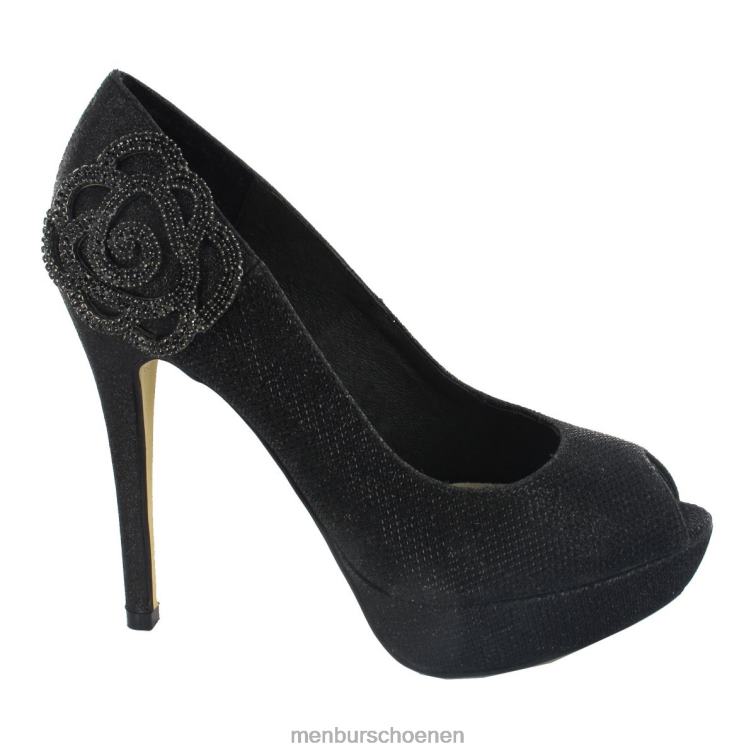 zwart hoge hakken 64N061174 luisiana vrouwen Menbur