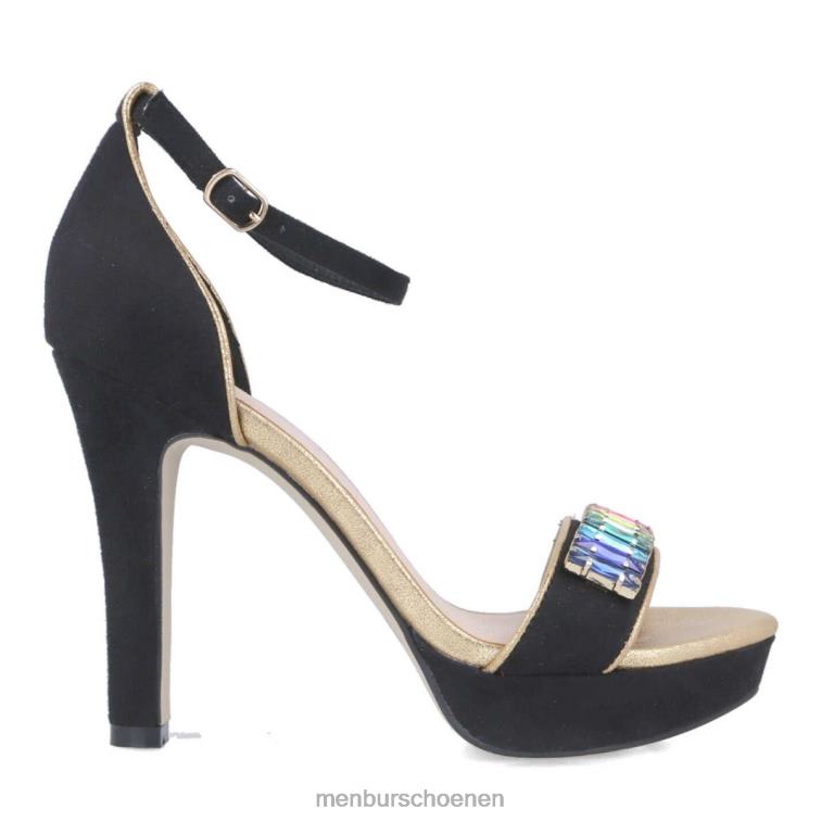 zwart hoge hakken 64N061515 samos vrouwen Menbur