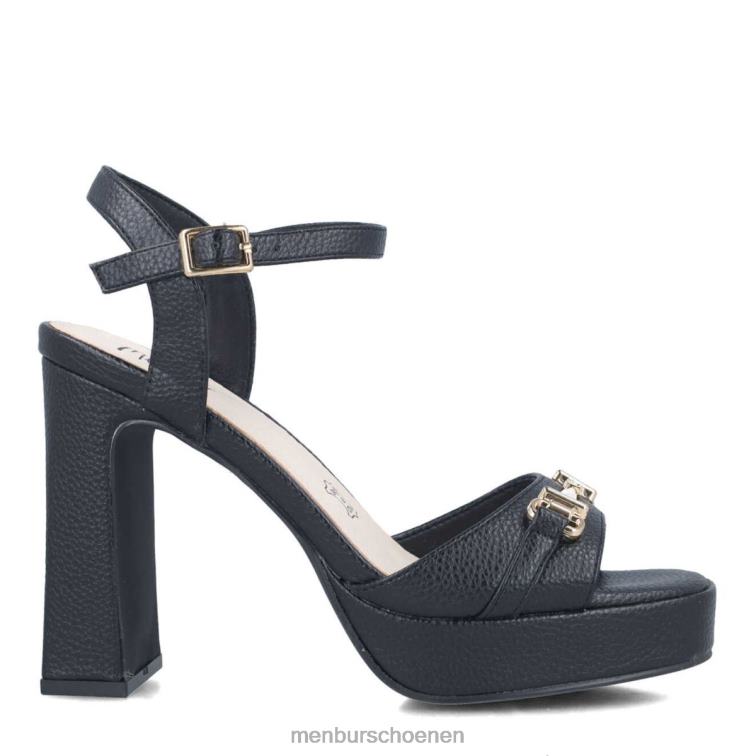 zwart hoge hakken 64N063837 koraal vrouwen Menbur