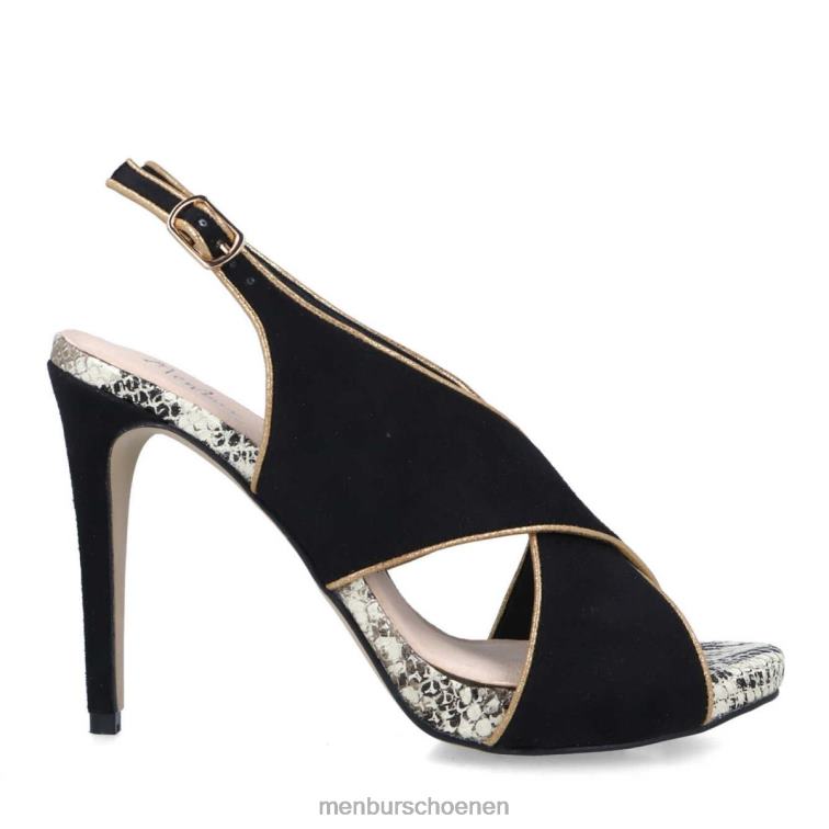 zwart hoge hakken 64N064018 kronen vrouwen Menbur