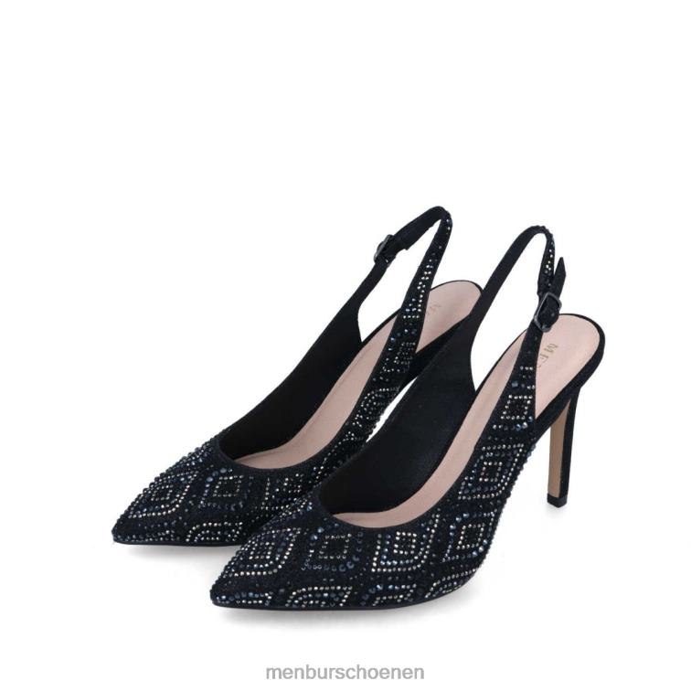 zwart hoge hakken 64N064115 kampolo vrouwen Menbur