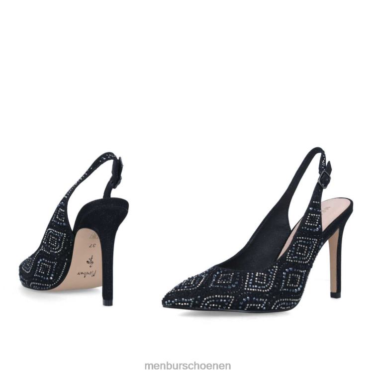 zwart hoge hakken 64N064115 kampolo vrouwen Menbur