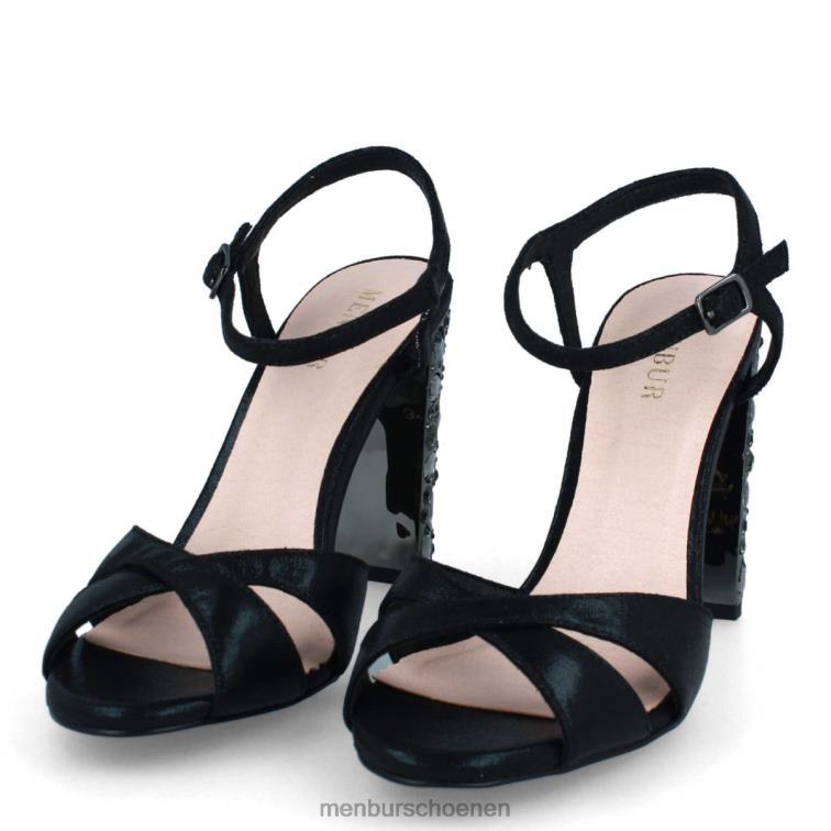 zwart hoge hakken 64N064192 ascrea vrouwen Menbur