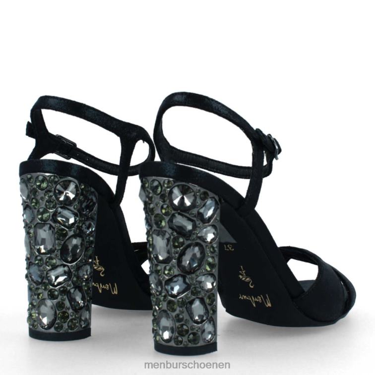 zwart hoge hakken 64N064192 ascrea vrouwen Menbur