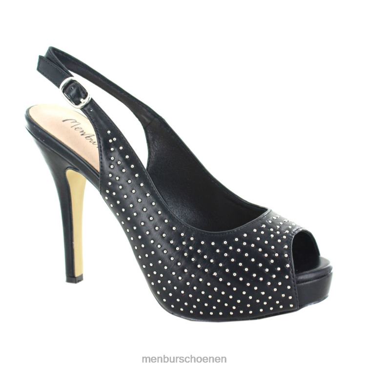 zwart hoge hakken 64N064398 uhm vrouwen Menbur