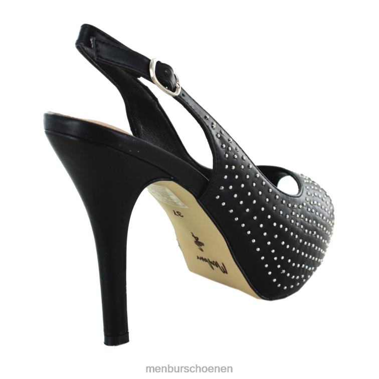 zwart hoge hakken 64N064398 uhm vrouwen Menbur