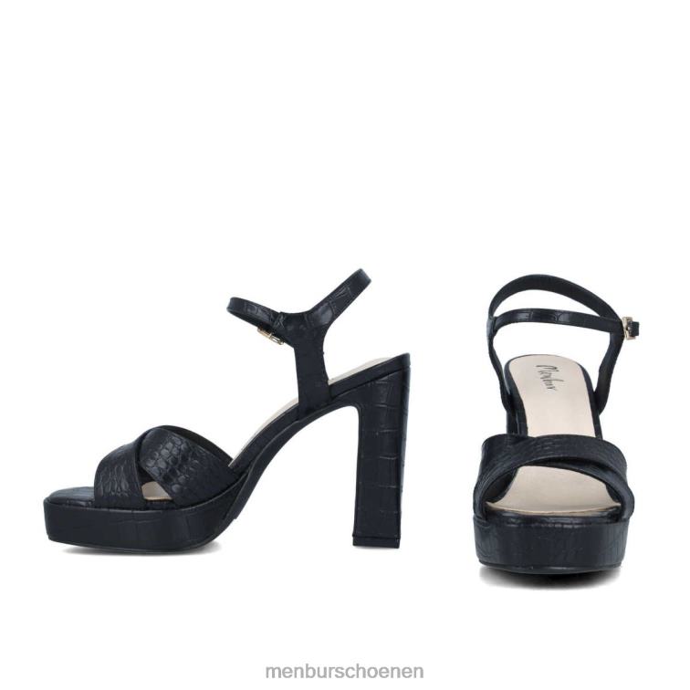 zwart hoge hakken 64N064867 alpette vrouwen Menbur