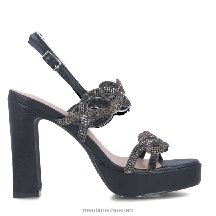 zwart hoge hakken 64N065002 bruusk vrouwen Menbur