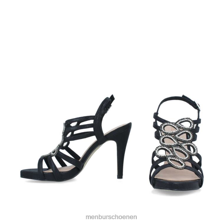 zwart hoge hakken 64N065293 fuori vrouwen Menbur