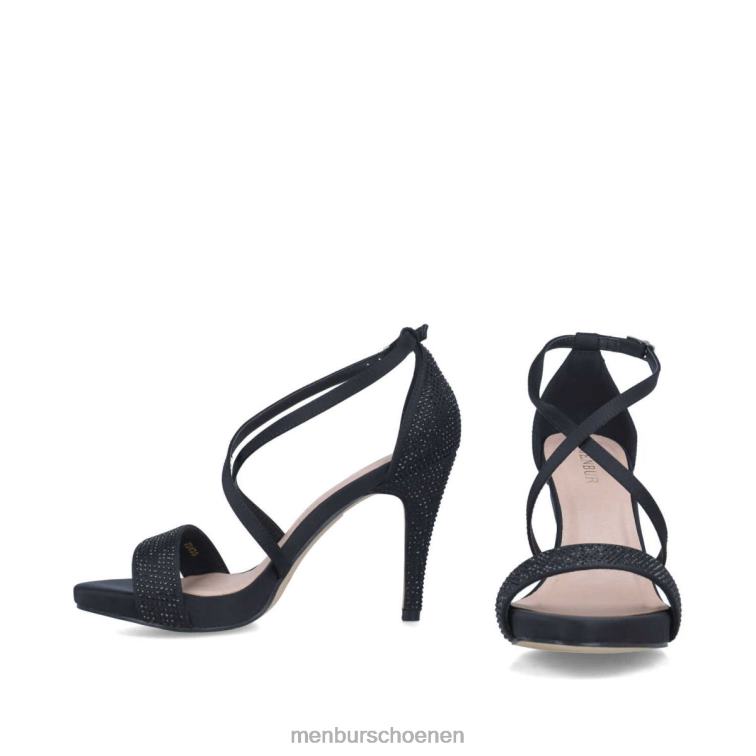 zwart hoge hakken 64N06781 gaspeita vrouwen Menbur