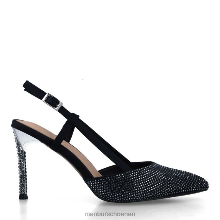 zwart hoge hakken 64N06808 gaspeita vrouwen Menbur