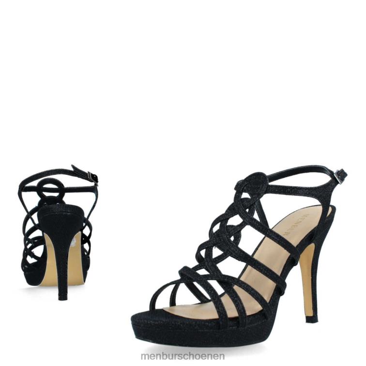 zwart hoge hakken 64N06928 begonia vrouwen Menbur