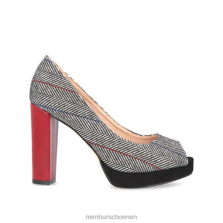 zwart hoge hakken 64N06987 ponti vrouwen Menbur