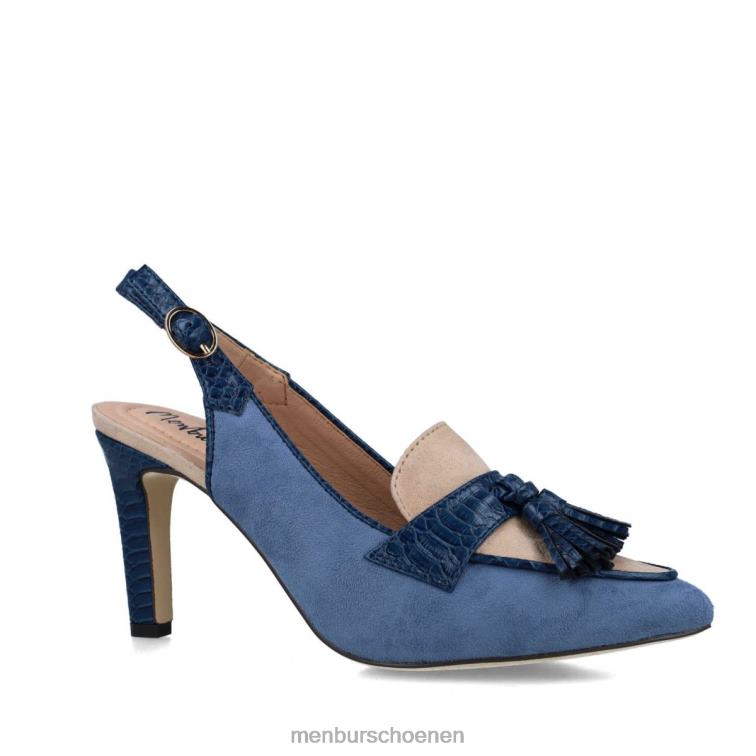 azul helder middelhoge en lage hakken 64N061668 selenita vrouwen Menbur