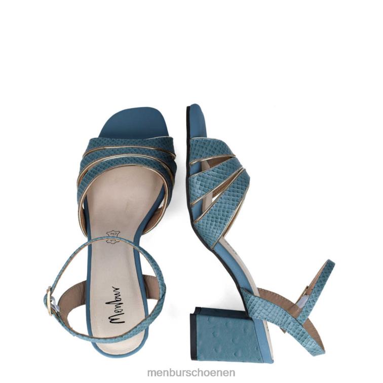 azul helder middelhoge en lage hakken 64N065817 Anaximenen vrouwen Menbur