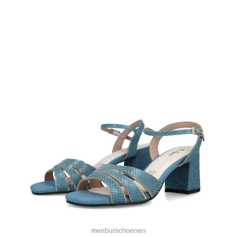 azul helder middelhoge en lage hakken 64N065817 Anaximenen vrouwen Menbur