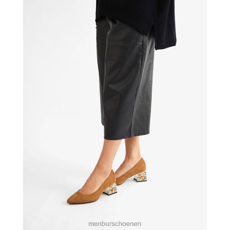 beige middelhoge en lage hakken 64N061738 ailanthea vrouwen Menbur