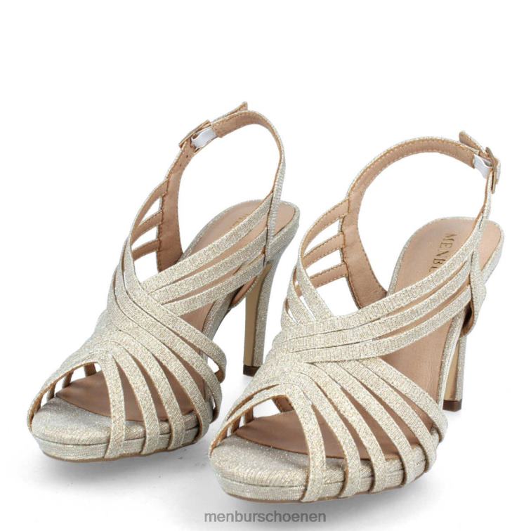 beige middelhoge en lage hakken 64N062173 strepeto vrouwen Menbur