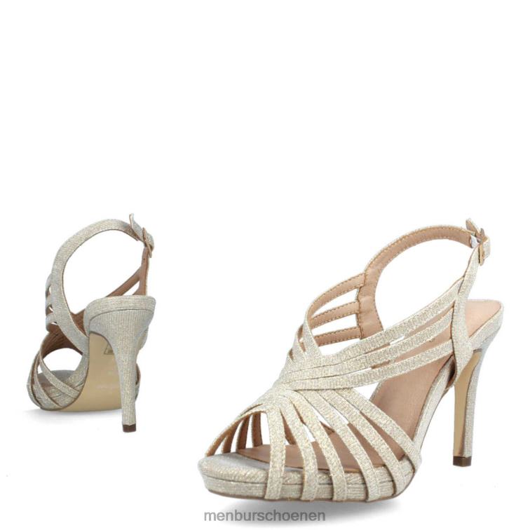 beige middelhoge en lage hakken 64N062173 strepeto vrouwen Menbur