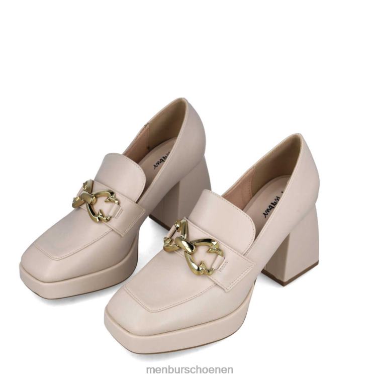 beige middelhoge en lage hakken 64N065611 jaspe vrouwen Menbur