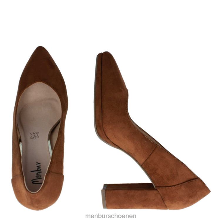 bruin middelhoge en lage hakken 64N061932 stura vrouwen Menbur