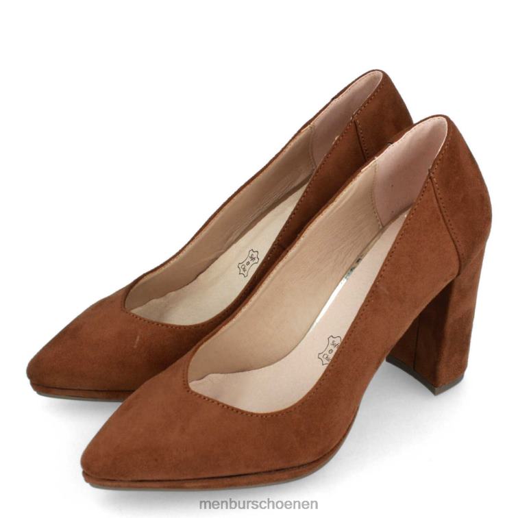 bruin middelhoge en lage hakken 64N061932 stura vrouwen Menbur