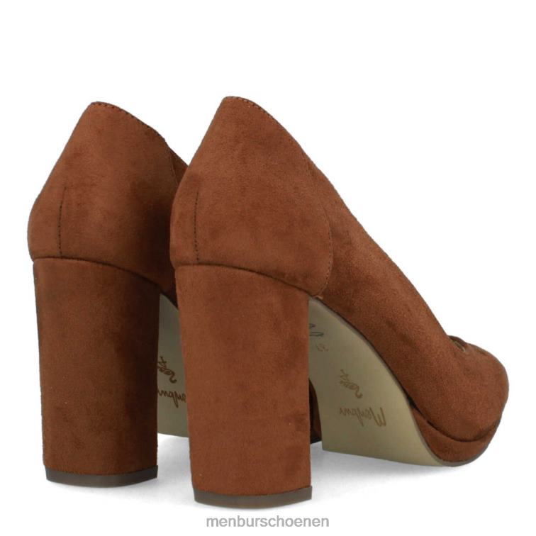 bruin middelhoge en lage hakken 64N061932 stura vrouwen Menbur